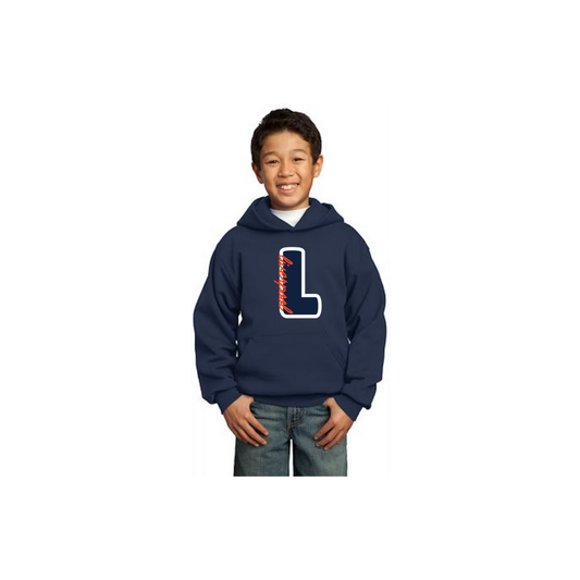 L Is For Liverpool  Port & Company Youth Core Fleece Pullover Hoodie