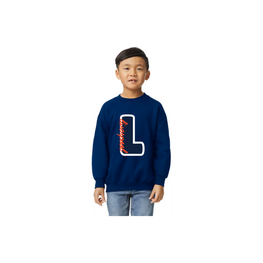 L Is For Liverpool Youth Heavy Blend 50/50 Crewneck Sweatshirt